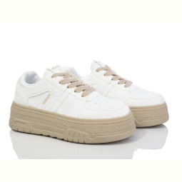 Кроссовки Violeta 176-44 white-beige