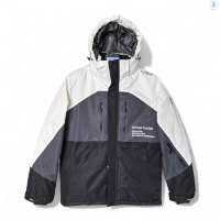 Куртка Audsa S24007-68 white-grey-black