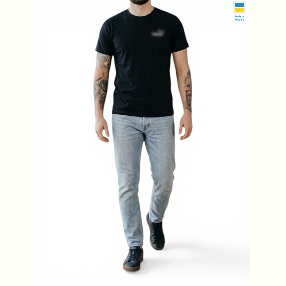 Футболка Sport style 01PU норма чорний