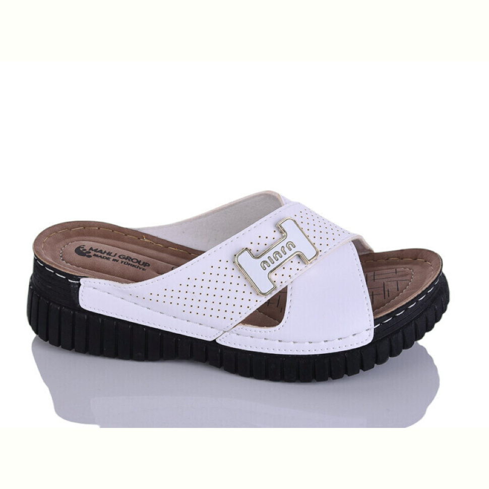 Шлепки Sali-2 208-55 білий