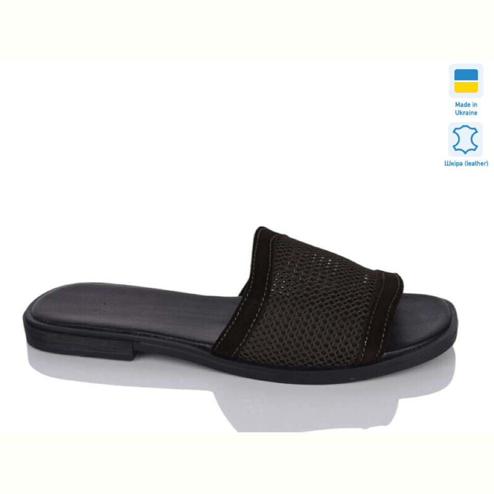 Шлепки Sali 88 корич.з.т.