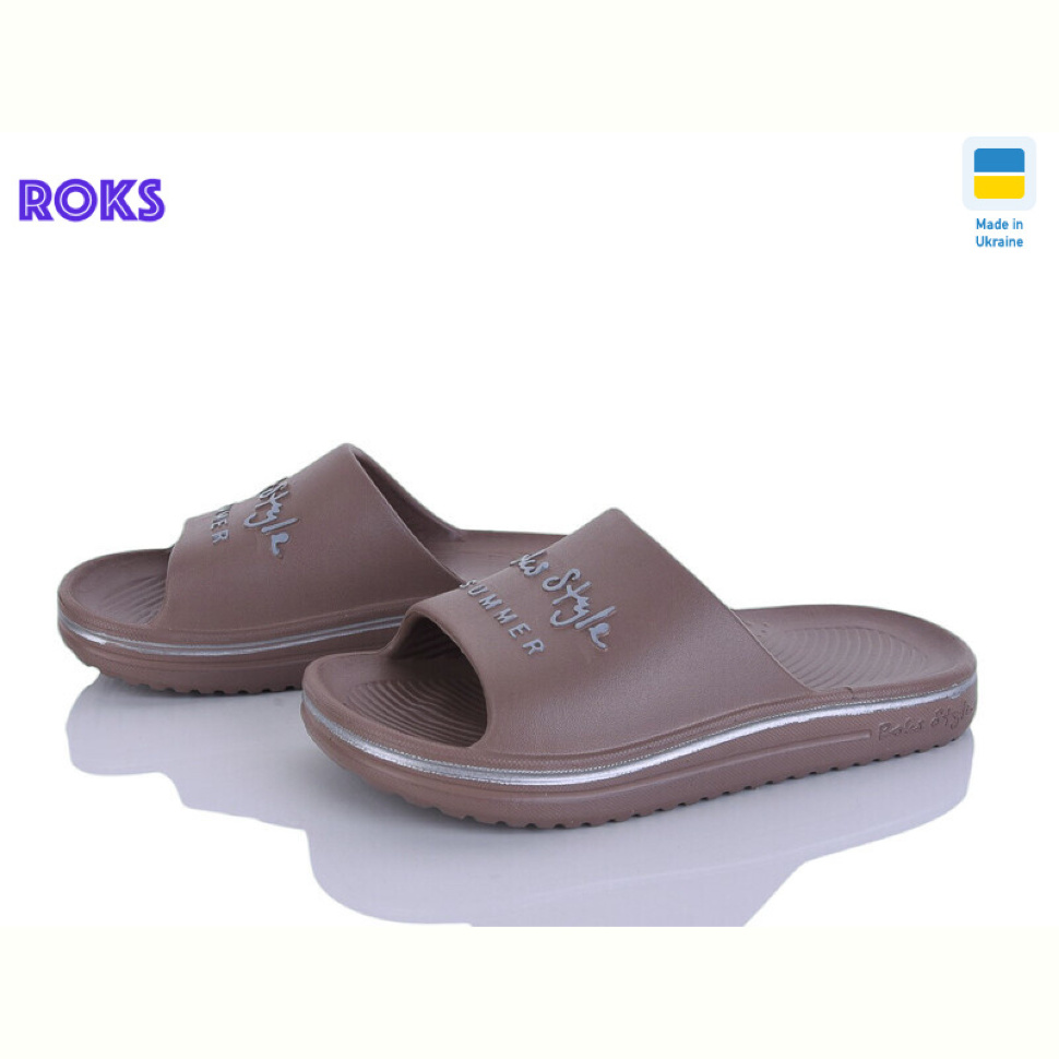 Шлепки Roks 506-020 коричневий