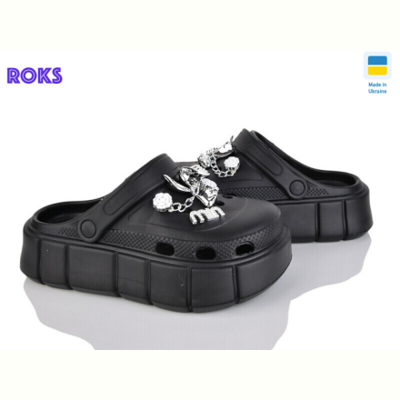 Кроксы Roks 152-16 чорний