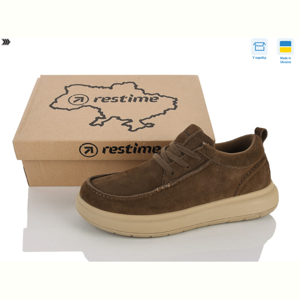 Туфли Restime AM026817 brown
