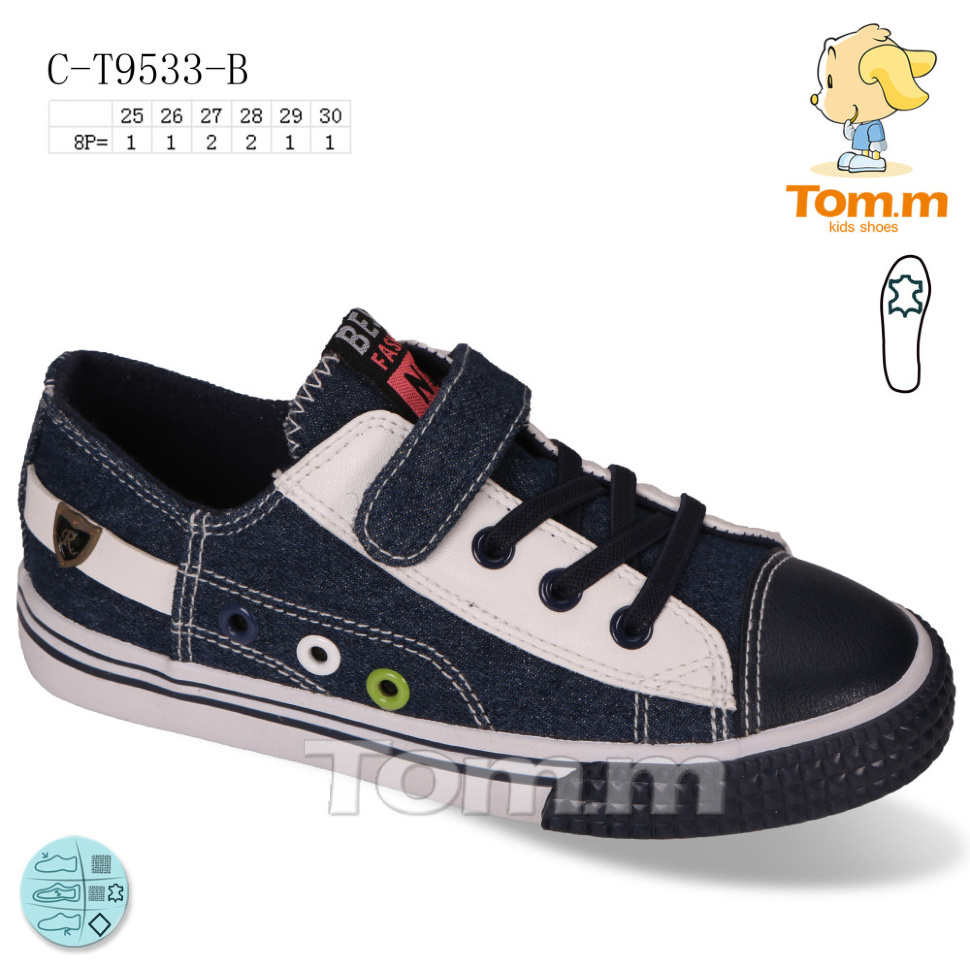 Кеды TOM.M C-T9533-B