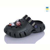 Кроксы Lot Shoes 012 хакі-чорний