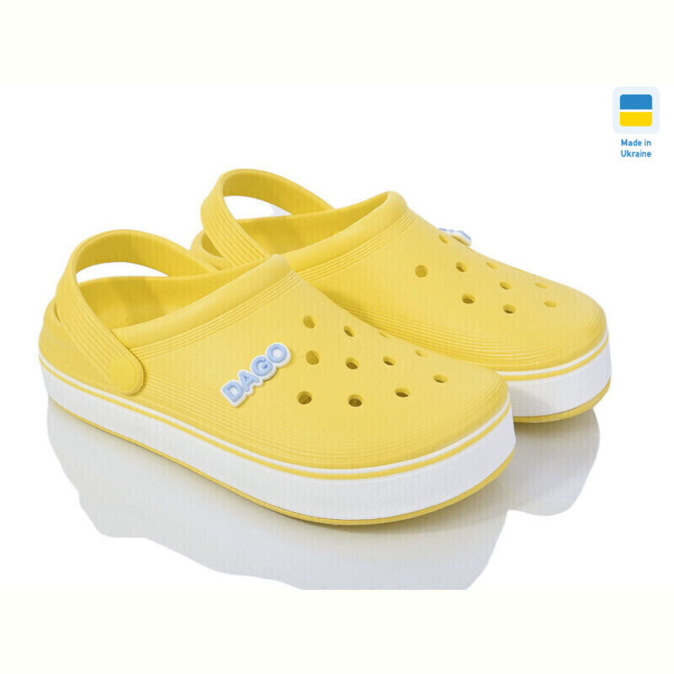 Кроксы Golden Lion 419 жовтий