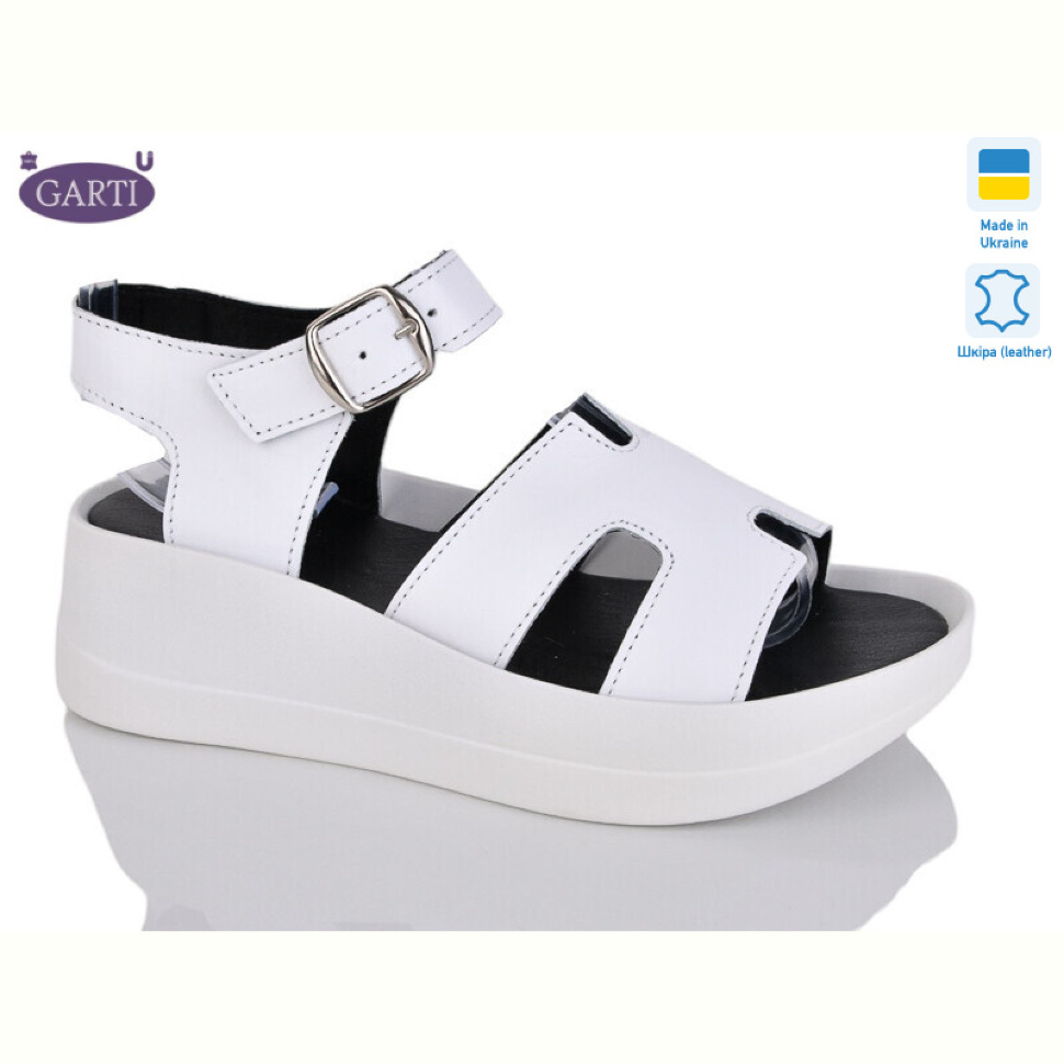 Босоножки Garti 2394 біла шкіра