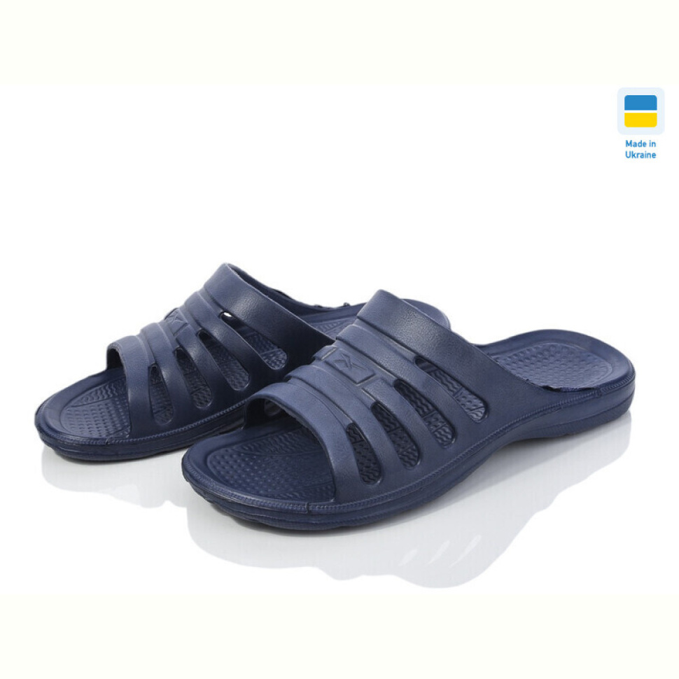 Шлепки Golden Lion Краб синій