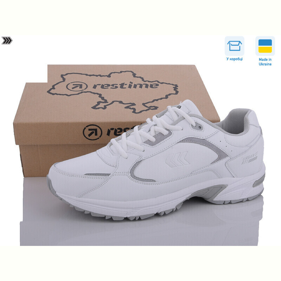 Кроссовки Restime PGB24059 white Кроссовки Restime PGB24059 white