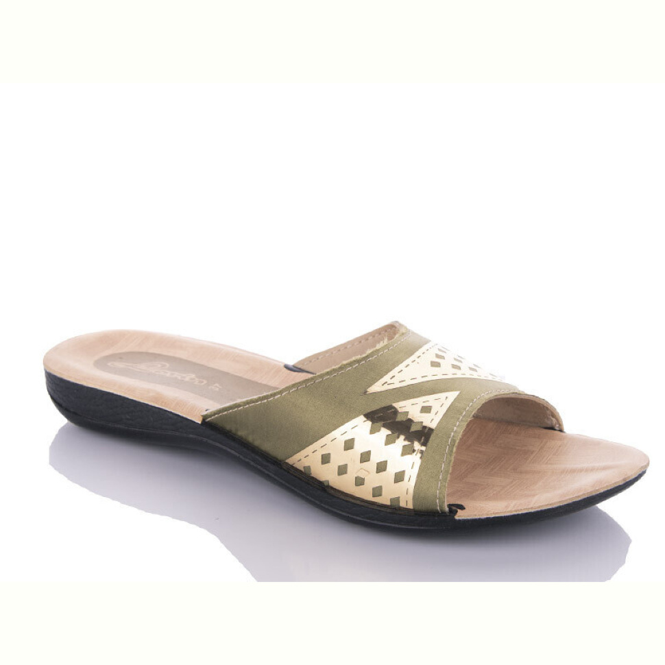 Шлепки DeMur W26-7149 green