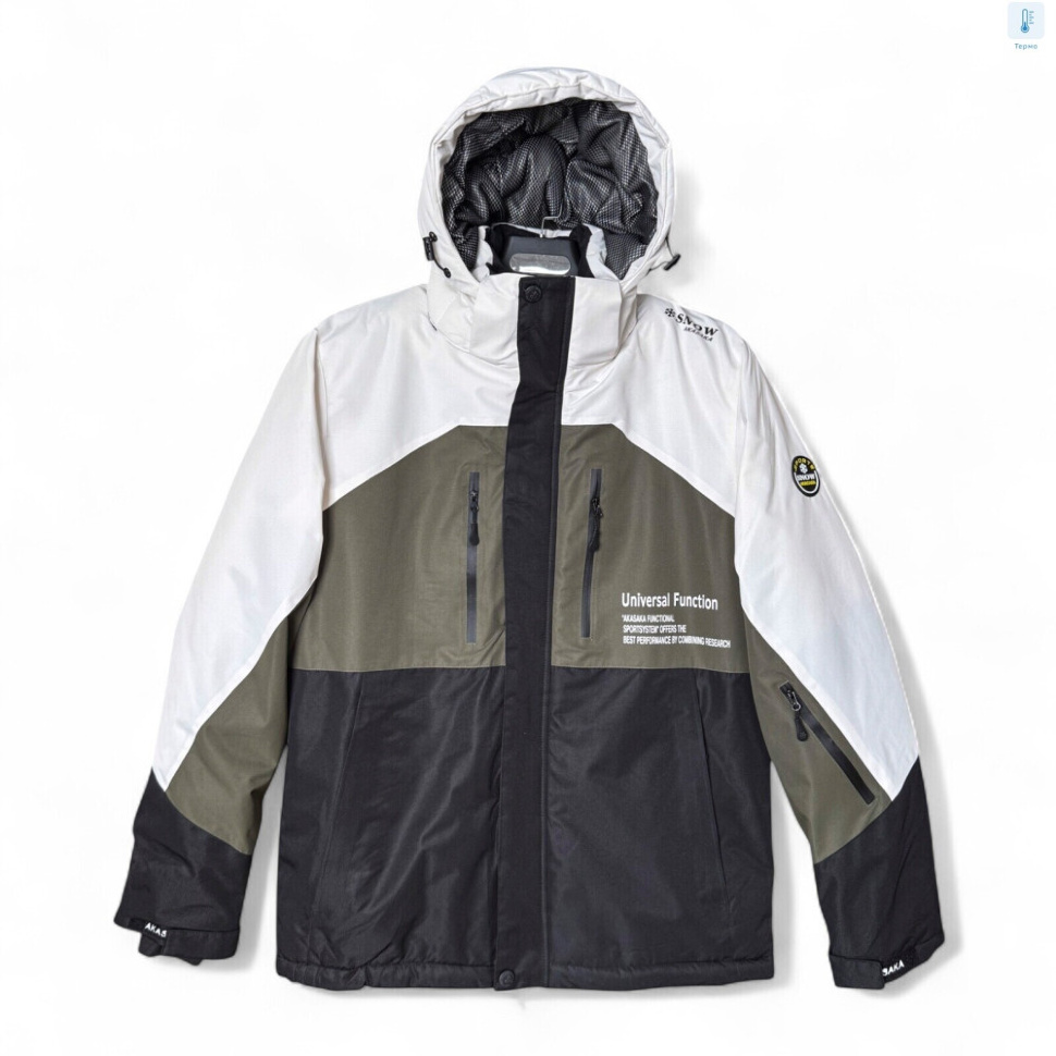 Куртка Audsa S24007-60 white-khaki-black