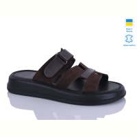 Шлепки Sali 5-1 корич.з.