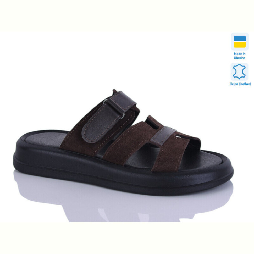 Шлепки Sali 5-1 корич.з.