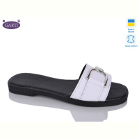 Шлепки Garti 49 біла шкіра