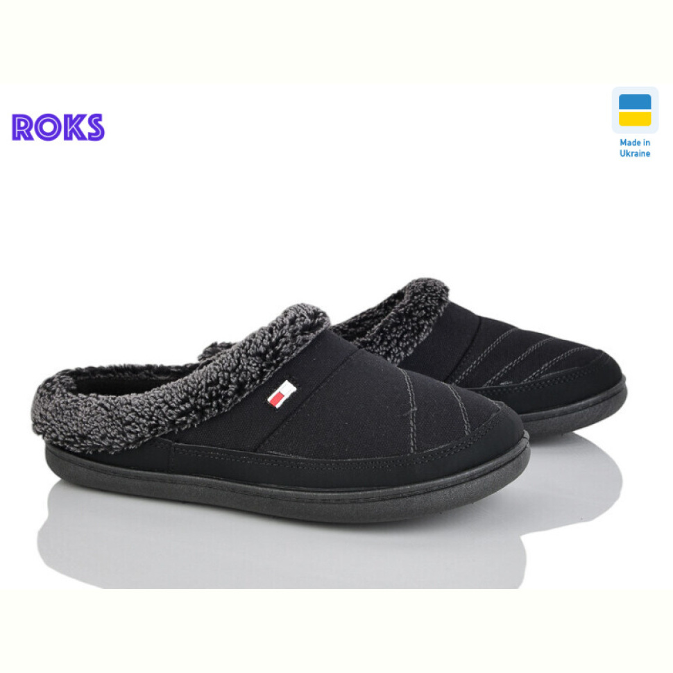 Тапки Roks ТЧ01 чорний Тапки Roks ТЧ01 чорний