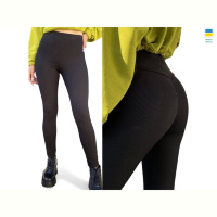 Лосины Sport style 5275 чорний з пушапом