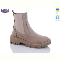 Ботинки Garti 361 беж шкіра байка