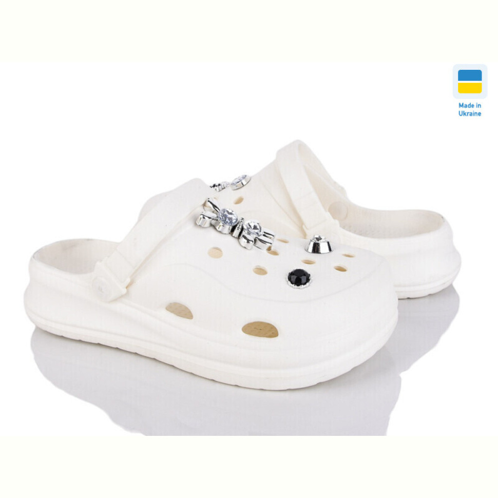 Кроксы Inblue F652 молочний