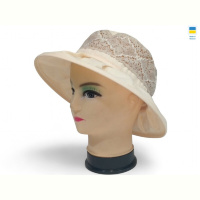 Шляпа Mabi 0097 бежевий