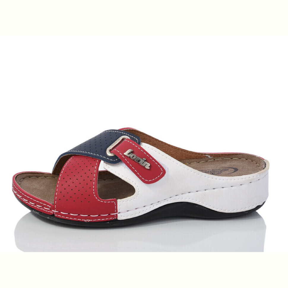 Шлепки Sali-2 404 red-white