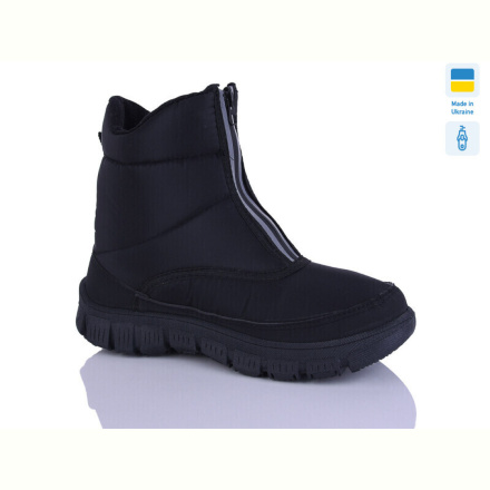 Ботинки DeMur 1323 чорний чорна підошва