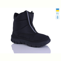 Ботинки DeMur 1323 чорний чорна підошва