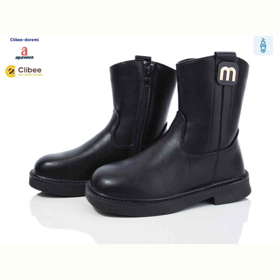 Ботинки Clibee-Doremi C852 black Ботинки Clibee-Doremi C852 black