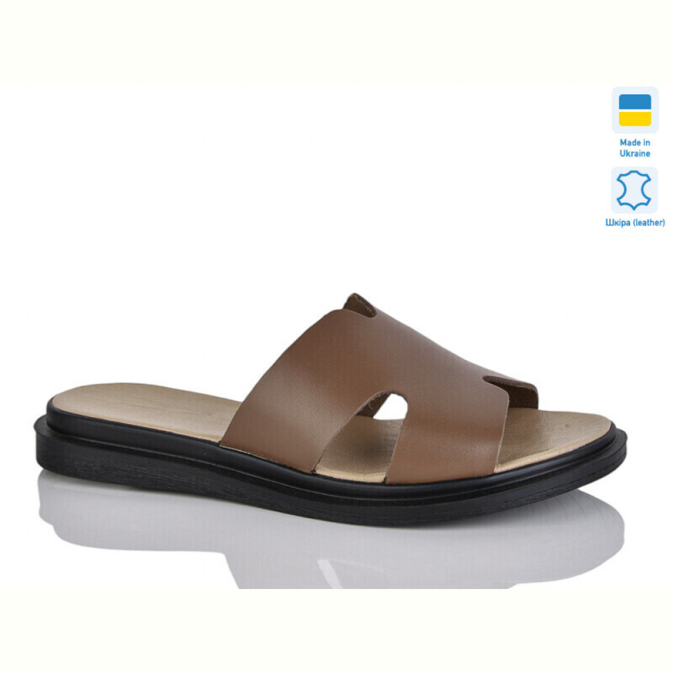 Шлепки Sali 505 карамель к.