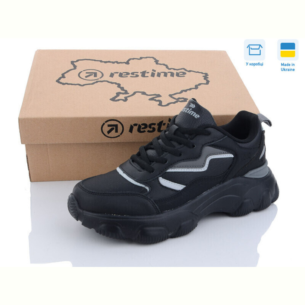 Кроссовки Restime YW023204 black