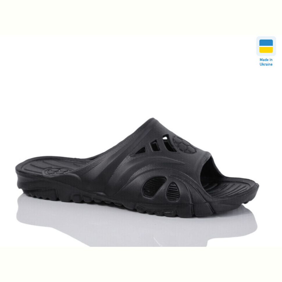 Шлепки Lot Shoes Футбол чорний