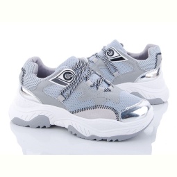 Кроссовки Class Shoes KB125 серебряный