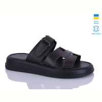 Шлепки Sali 5-1 корич.к.