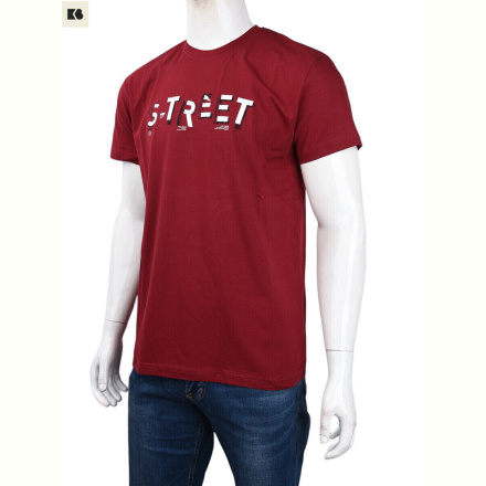 Футболка BIG 3707-055-1 bordo