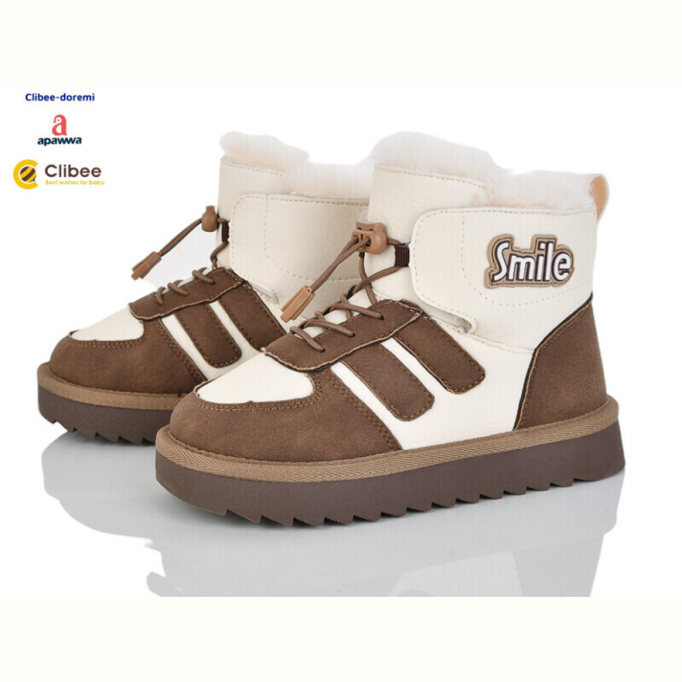 Угги Clibee-Doremi A5619 beige-brown