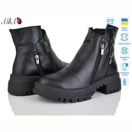 Ботинки Aba 206 чорний