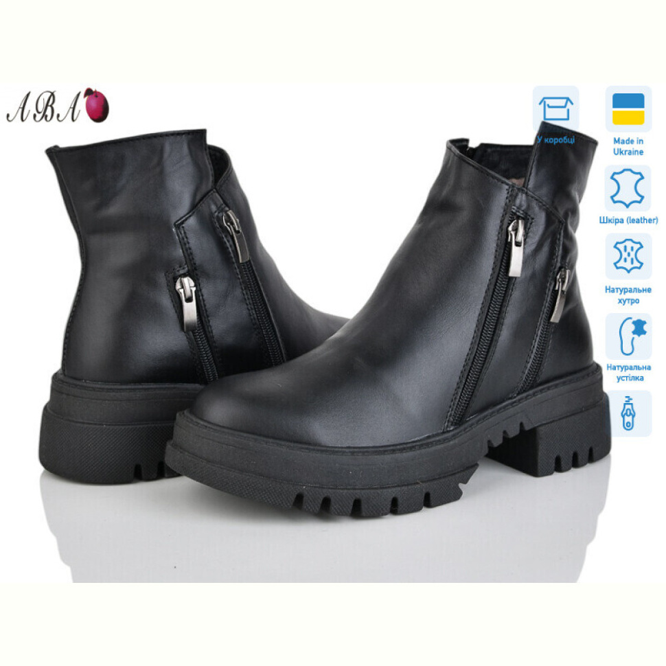 Ботинки Aba 206 чорний Ботинки Aba 206 чорний