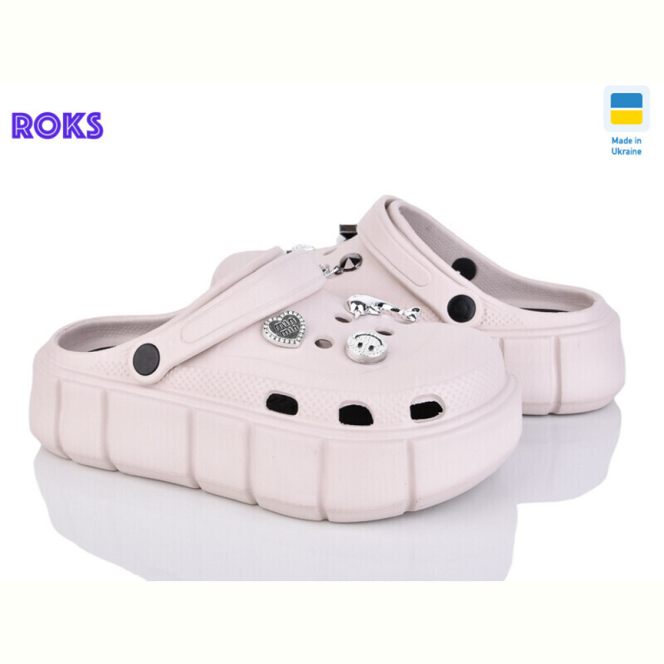 Кроксы Roks 152-9015 беж