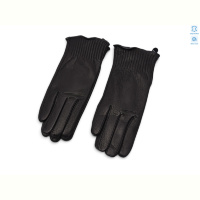 Перчатки RuBi X2 black шкіра олень вовна