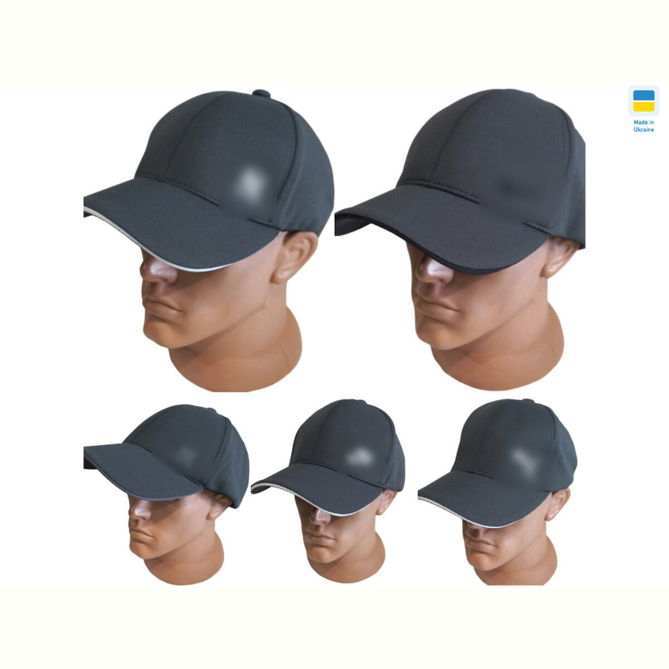 Кепка Mabi 0739 т.сірий mix