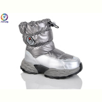 Дутики Леопард C11 silver