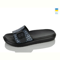 Шлепки Lot Shoes 842 лабіринт чорний