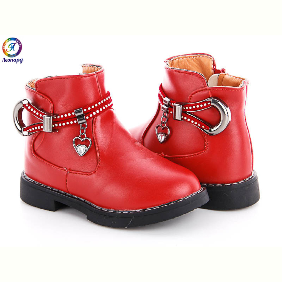 Ботинки Леопард 6313 red