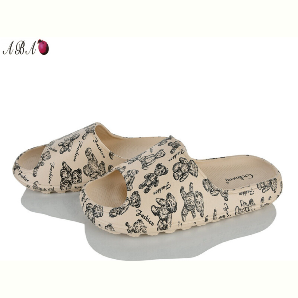 Шлепки Aba T2023-10 beige