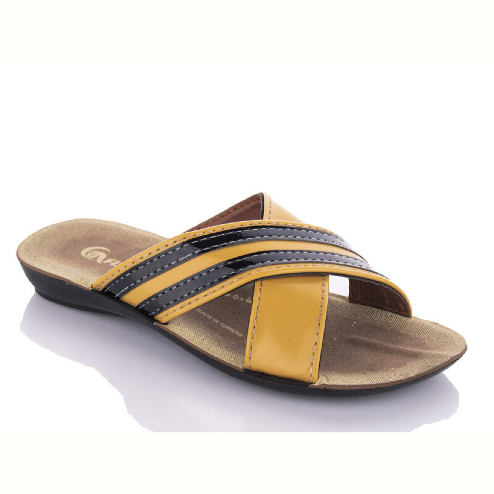 Шлепки DeMur K26-7144 yellow (30-35)