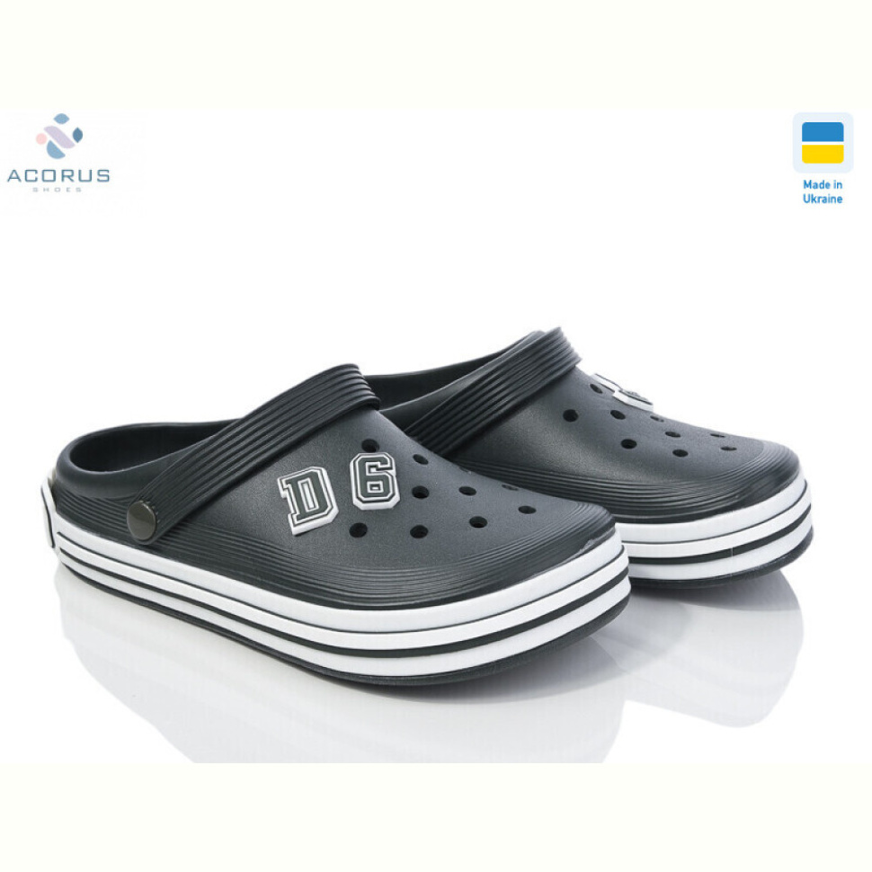 Кроксы Acorus 601 чорний Кроксы Acorus 601 чорний