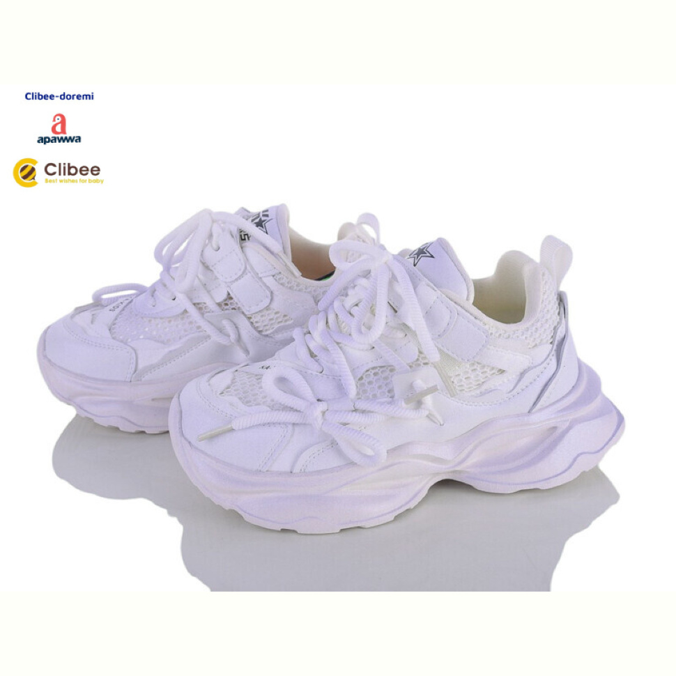 Кроссовки Clibee-Doremi AXY1636-1 white-purpure Кроссовки Clibee-Doremi AXY1636-1 white-purpure
