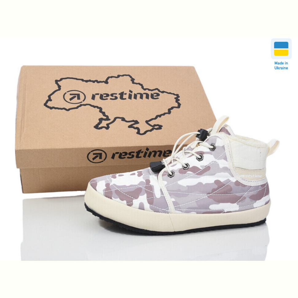 Кроссовки Restime HWZ24381 beige military