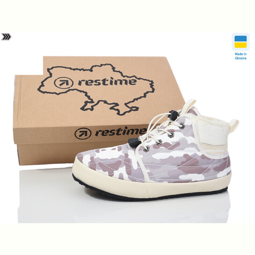 Кроссовки Restime HWZ24381 beige military