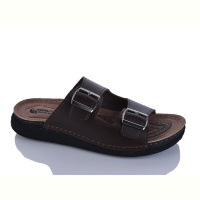 Шлепки Oscar 01-42 корич.к.